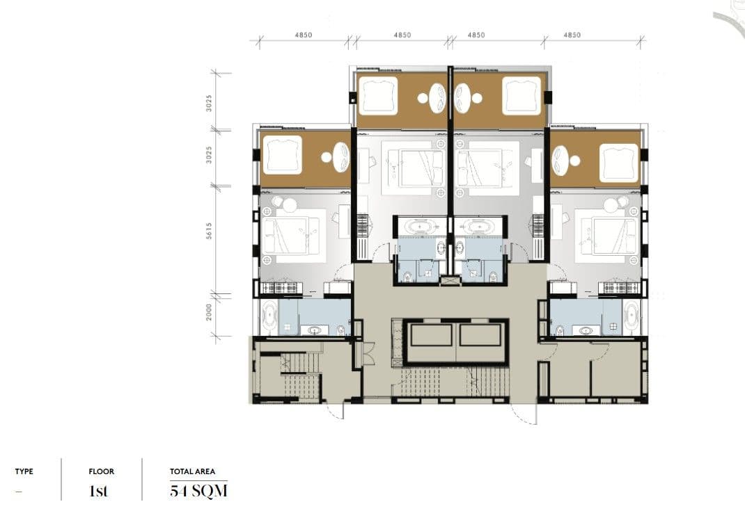 unit plan — Exclusive Condominium at Kamala