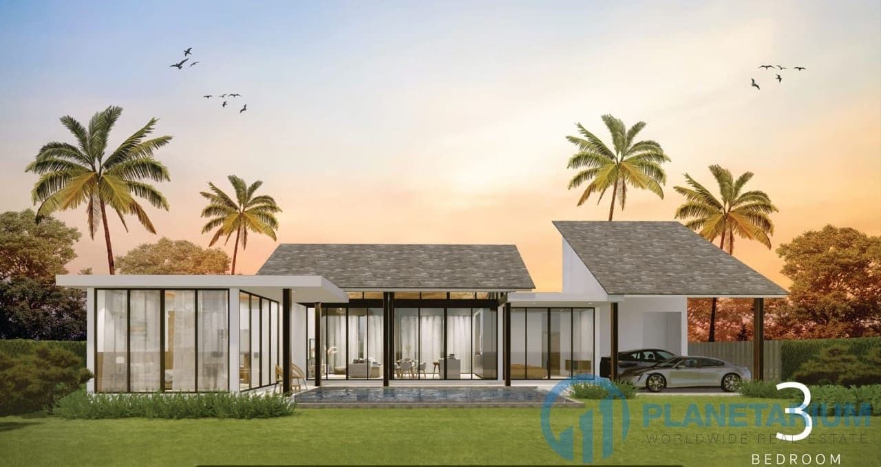 Tropical modern pool villas in Naithon — photo 1