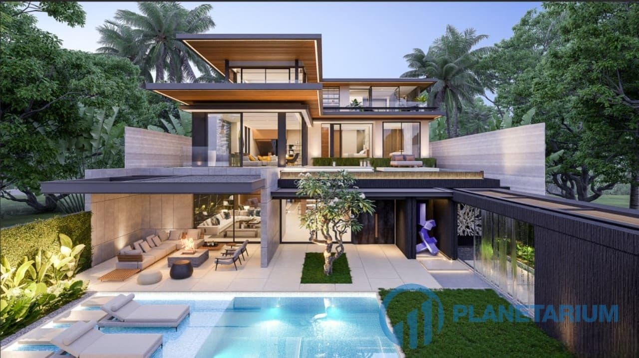 Luxury pool villa near the beach in Layan Modern design — photo 3