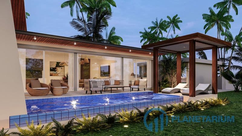 Elegant 4 bedrooms pool villa in Rawai — photo 1