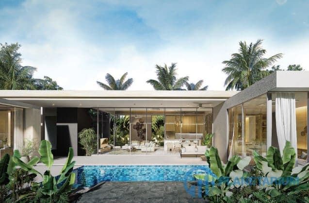 Modern pool villa near naiyang beach — photo 1