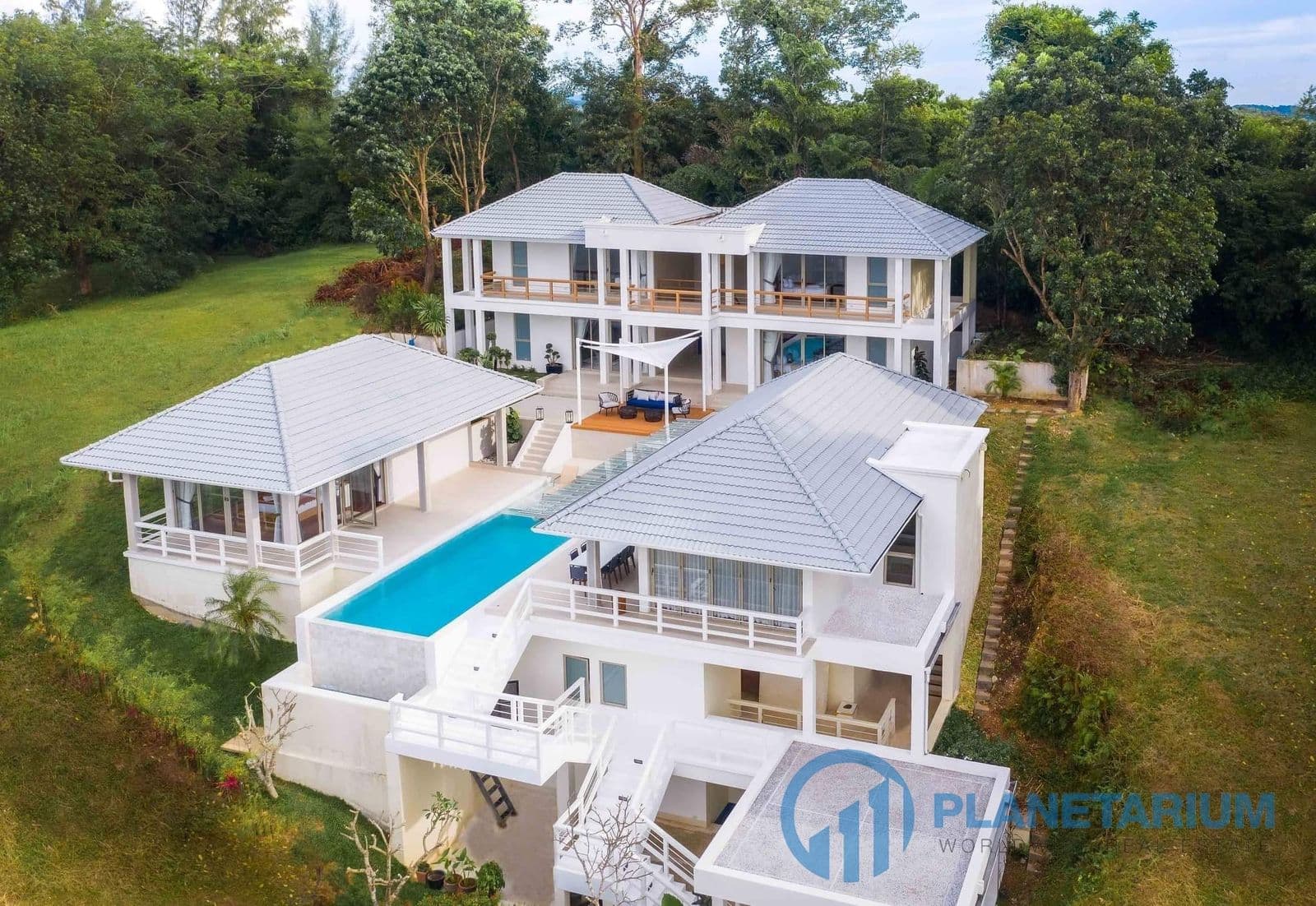 Sea view pool villa at ao po for rent — photo 1