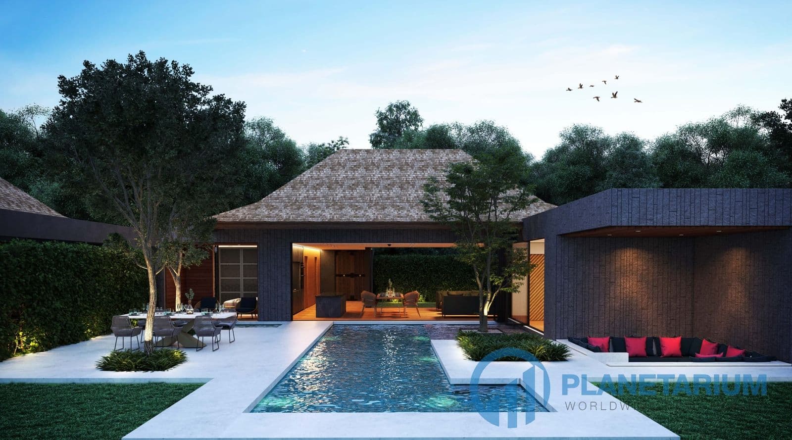 Residential villa modern and contemporary flair at naithon — photo 1