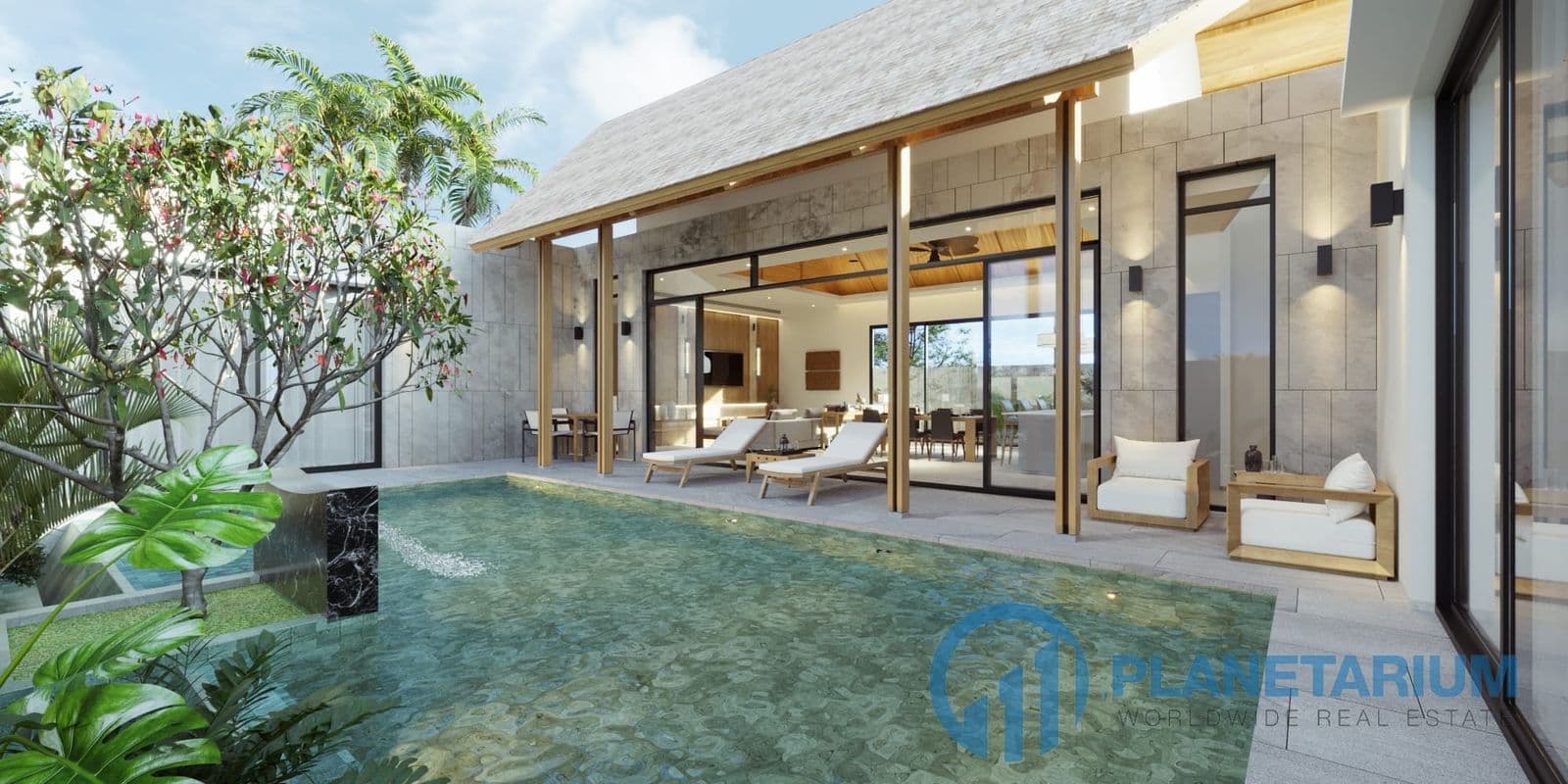 Tropical pool villa on pasak — photo 1