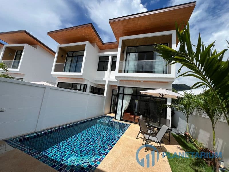 Duplex pool villa in kamala — photo 1