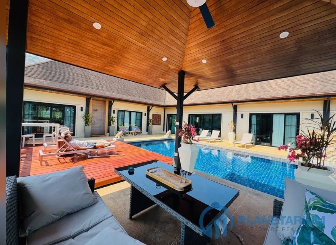 4 Bedrooms luxury villa for rent naiharn — photo 3
