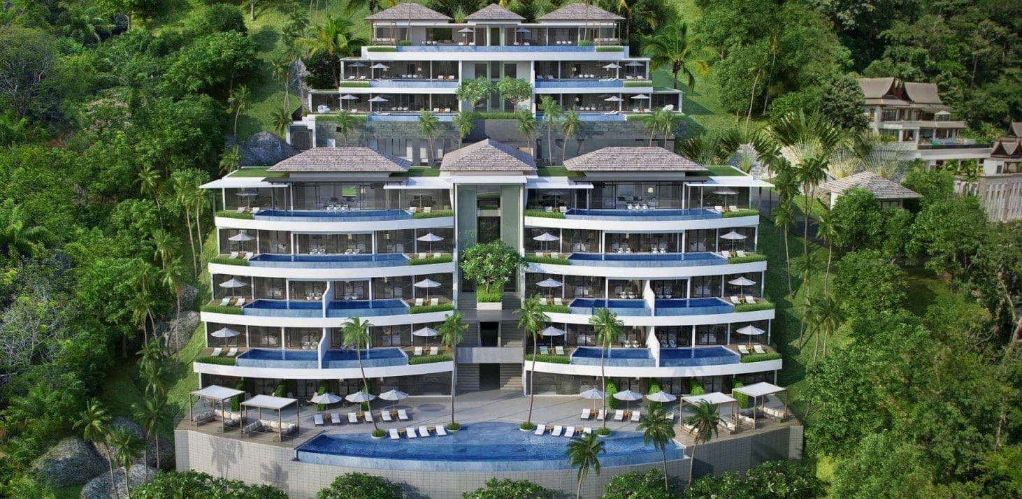 Private pool full sea view apartment Surin — photo 1