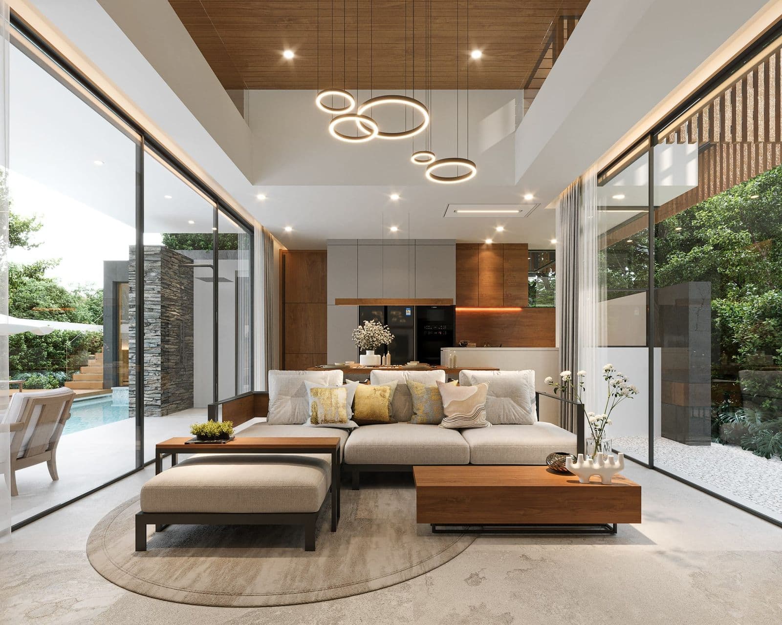 Modern tropical private pool villa at thalang — photo 2