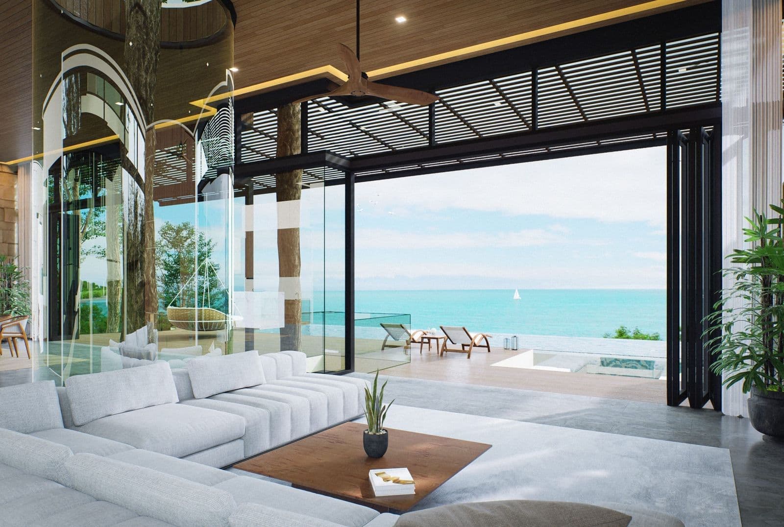 Modern Tropical Oceanview Pool Villa — photo 2