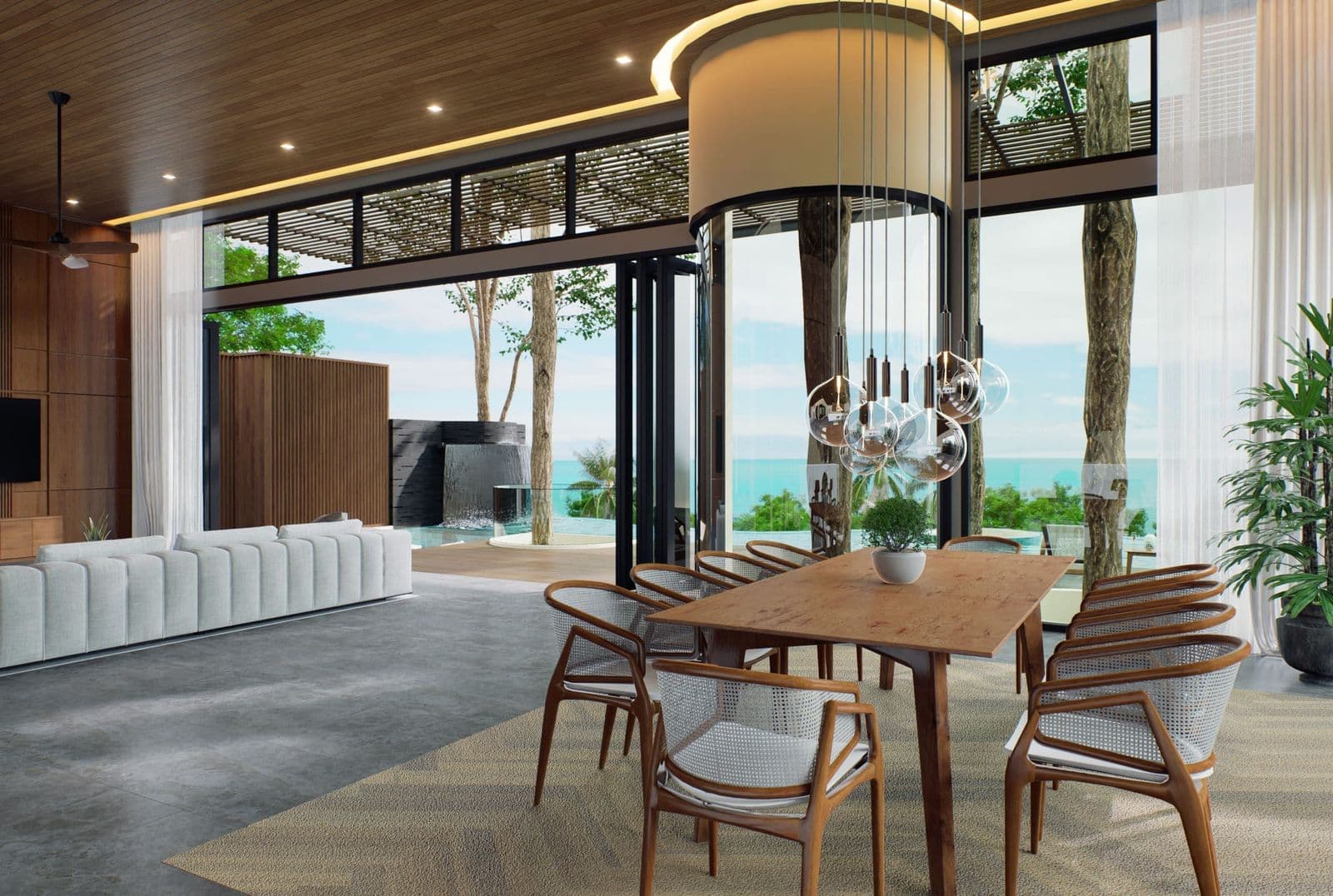 Modern Tropical Oceanview Pool Villa — photo 4