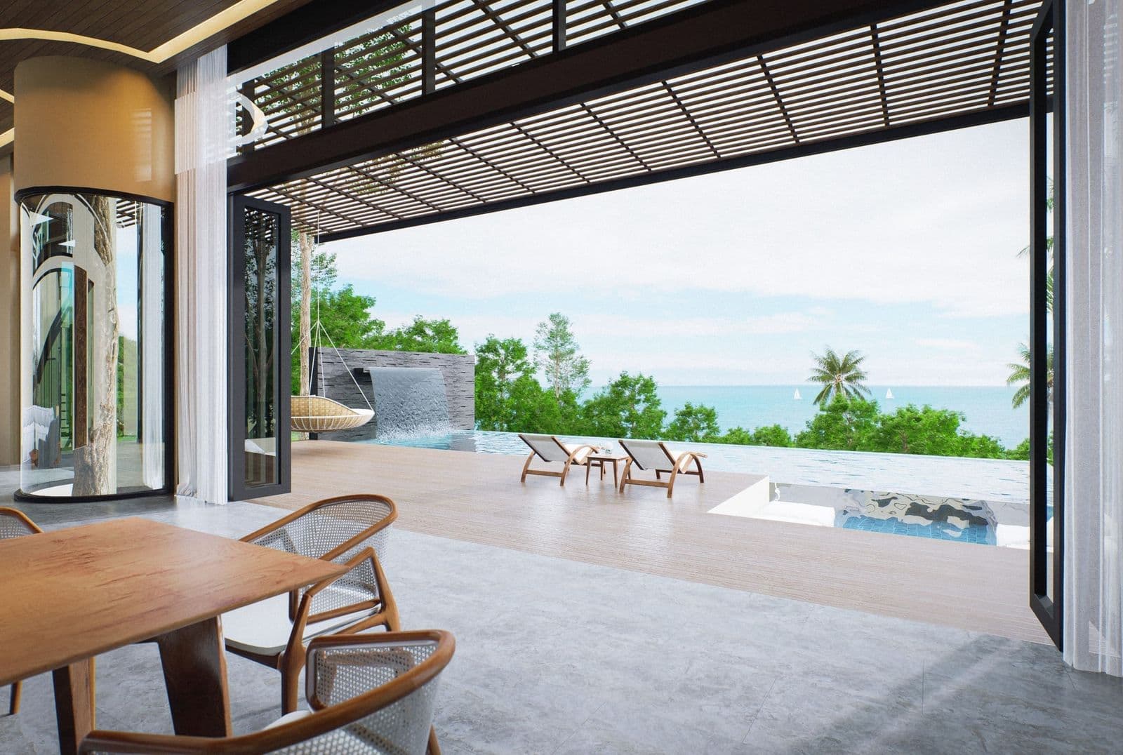 Modern Tropical Oceanview Pool Villa — photo 5