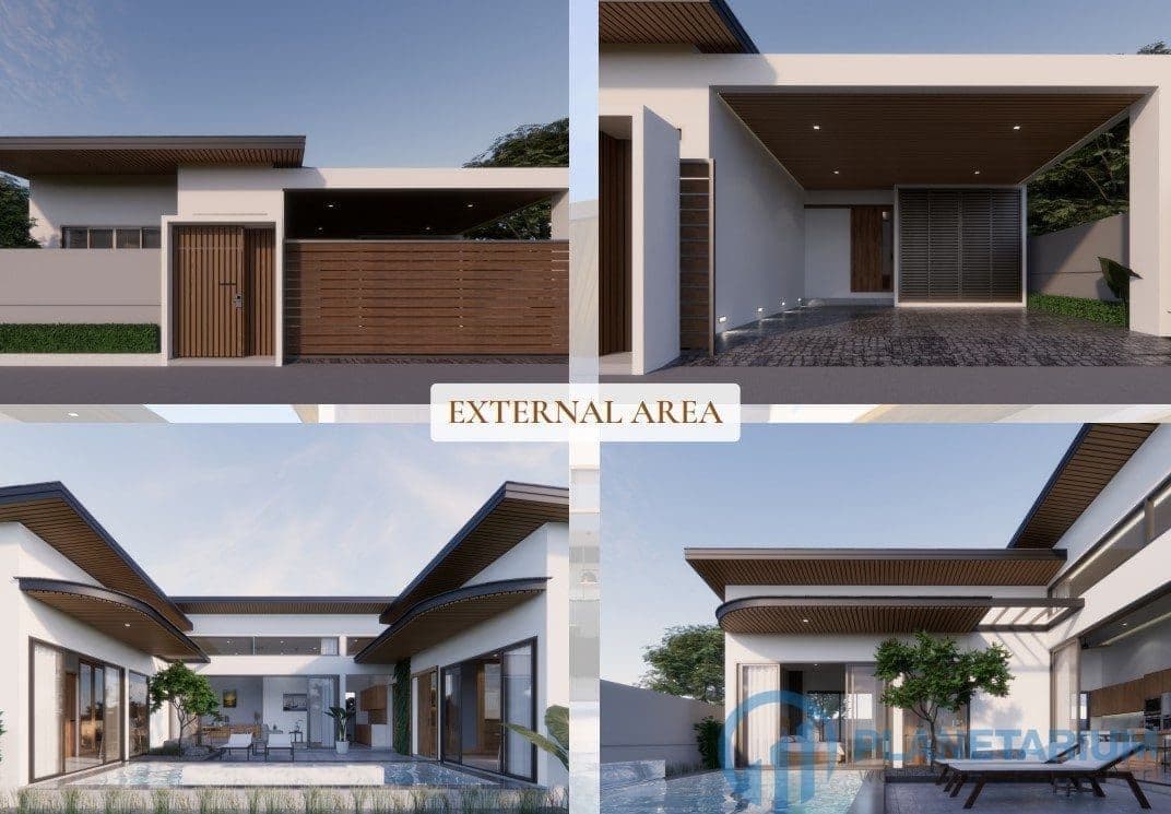 Modern tropical pool villa in thalang — photo 5