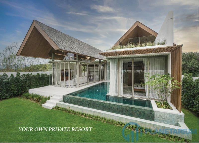 A tropical style villa that blends Thai and contemporary architecture. — photo 1