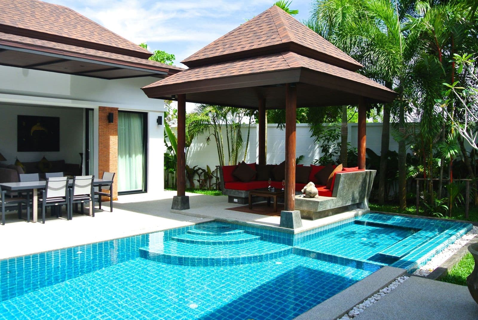 Thai balinese villa for rent bangtao — photo 1