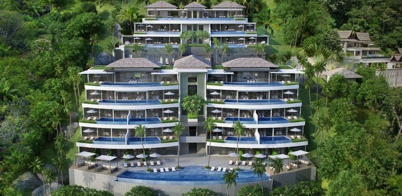 Private pool full sea view apartment Surin — photo 1