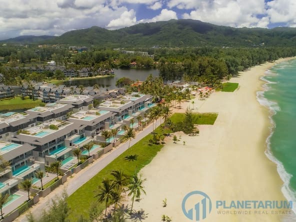 Aerial View Angsana Beach Front